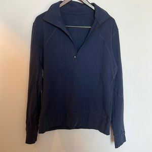 Lululemon navy blue half zip pullover